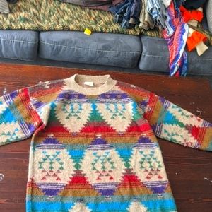 Vintage Aztec Pattern Sweater